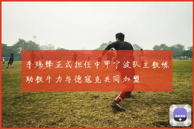 李玮锋正式担任中甲宁波队主教练助教牛力与德寇克共同加盟