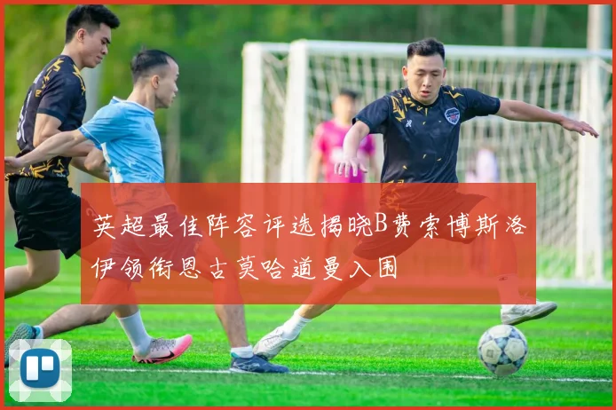 英超最佳阵容评选揭晓B费索博斯洛伊领衔恩古莫哈道曼入围